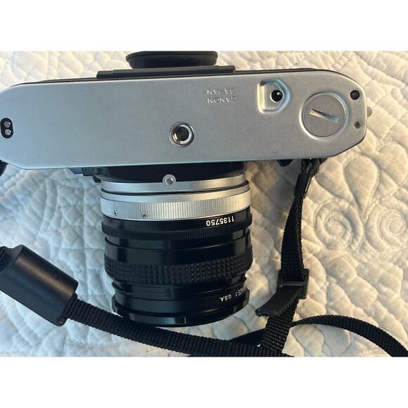 Canon AE-1 FD 50mm f/1.8 with Flash in Case Owners Manual and Gadg-IT Bag TESTED - Picture 10 of 15